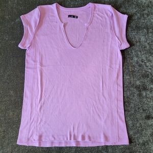 NWOT Siva Light Purple V-Neck T-shirt Size XL  XLARGE